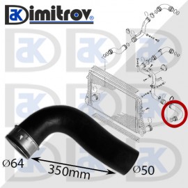 Маркуч турбо Audi A3 Seat Altea Leon Toledo Skoda Octavia Superb Volkswagen Caddy Golf Jetta Passat